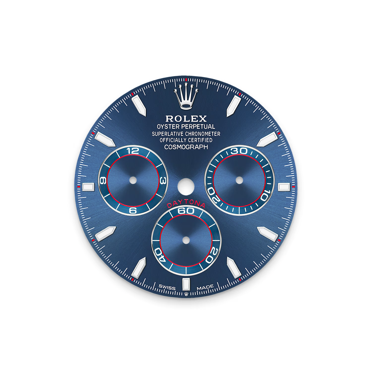 Cosmograph Daytona 116509 Blue Index Oyster White Gold Mens Watch