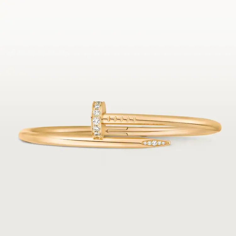 4‑Piece Cartier Stack –Panthère, Yellow Gold, Diamonds