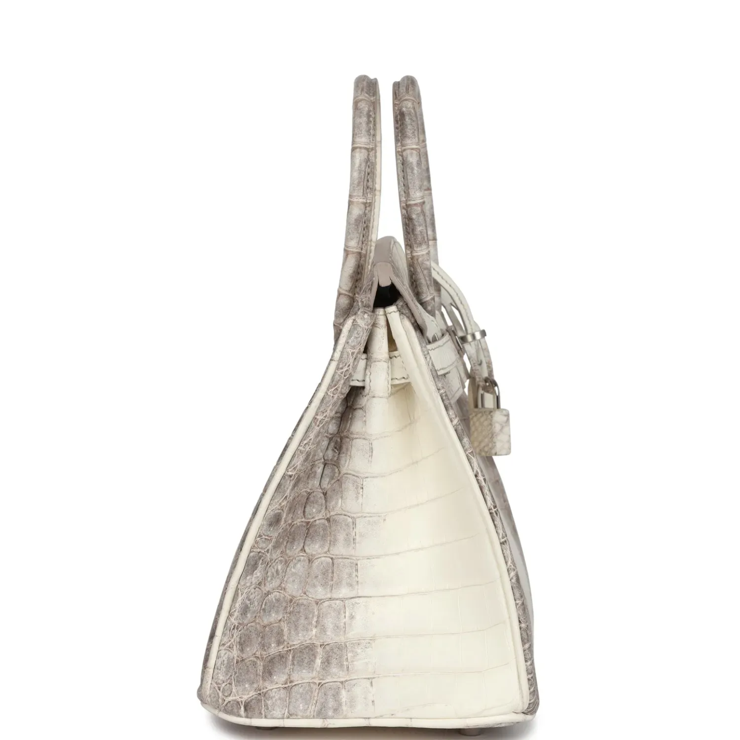 Hermes Birkin 25 / 30 Himalaya Niloticus Crocodile Palladium Hardware