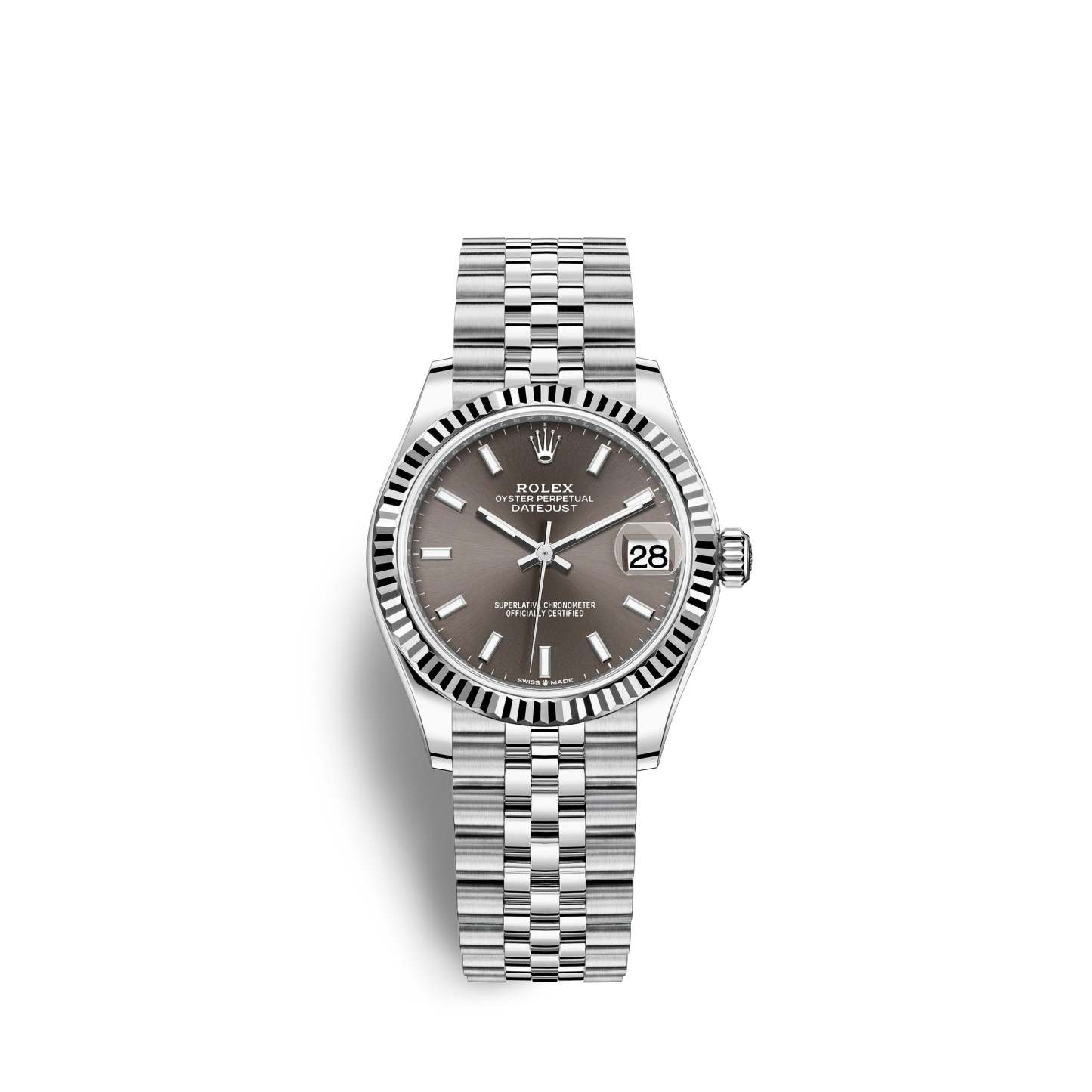 Datejust 31, Oystersteel and 18k White Gold, Ref# 278274-0016