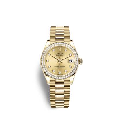 Datejust 31, 18kt Yellow Gold, Ref# 278288RBR-0005