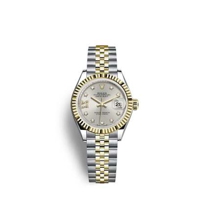 Lady-Datejust 28, Oystersteel and 18k Yellow Gold, Ref# 279173-0003