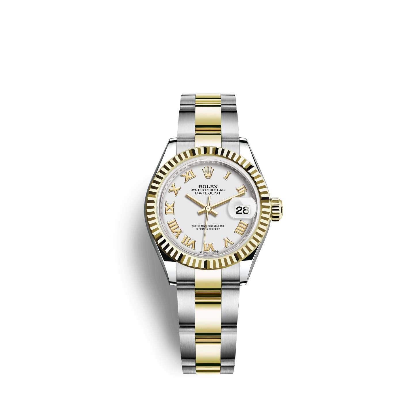 Lady-Datejust 28, Oystersteel and 18k Yellow Gold, Ref# 279173-0024