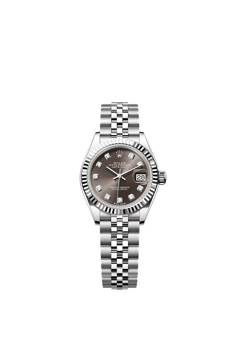Lady-Datejust 28, Oystersteel and 18k White Gold, Ref# 279174-0016