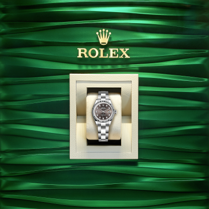 Lady-Datejust 28, Oystersteel and 18k White Gold, Ref# 279174-0016