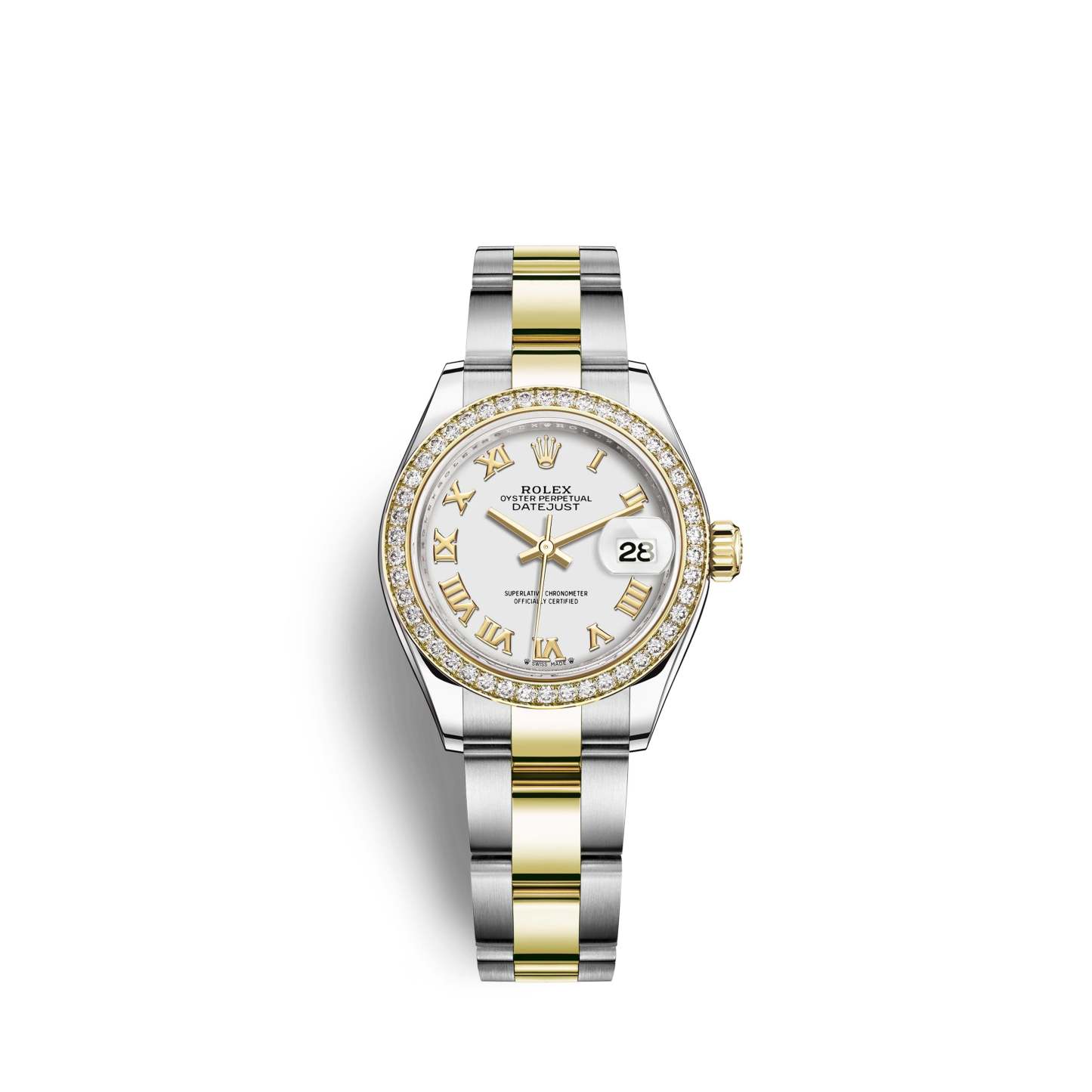 Lady-Datejust 28, Oystersteel and 18k Yellow Gold, Ref# 279383RBR-0024
