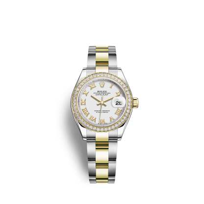 Lady-Datejust 28, Oystersteel and 18k Yellow Gold, Ref# 279383RBR-0024