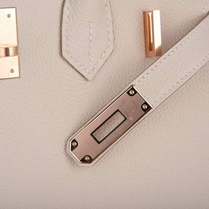 Birkin 30 Bag Craie Togo Leather with Rose Gold Hardware