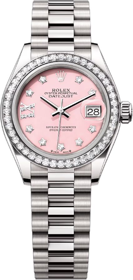 Lady-Datejust 28 White Gold Women's Watch 279139RBR-0002