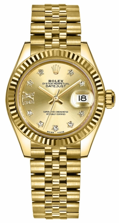 Lady-Datejust 28 Solid Gold Women's Watch 279178-0014