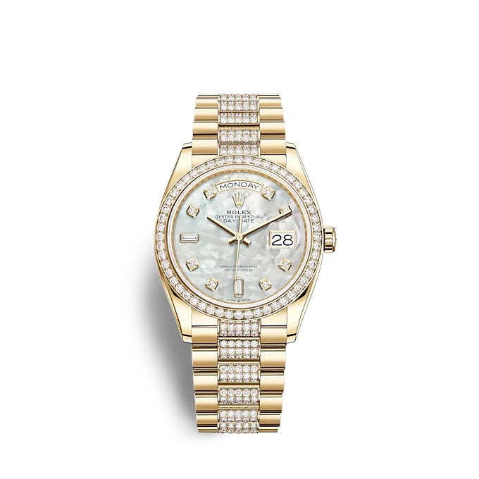Day-Date 36 Yellow gold Ref# 128348RBR-0019