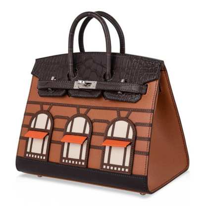 Birkin 20 Sellier Limited Edition Faubourg Bag with Palladium Hardware