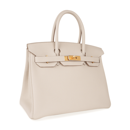 Birkin 30 Bag Craie Togo Leather with Gold Hardware
