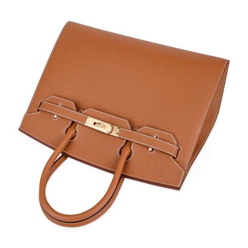 Birkin 30 Sellier Bag Gold Veau Graine Monsieur Laiton Limited Edition