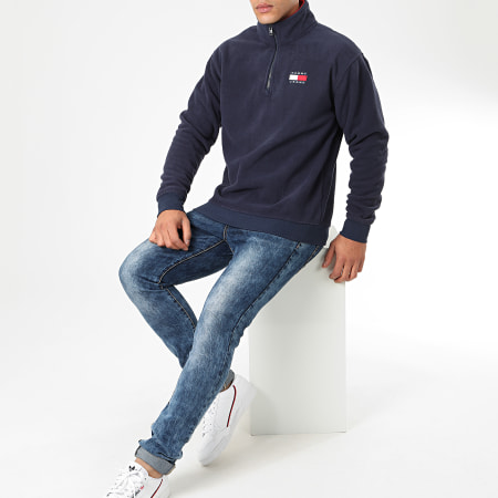 Polar Fleece 7559 navy zip-neck sweatshirtPolar Fleece 7559 navy zip-neck sweatshirt