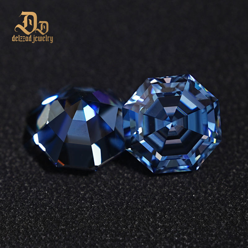 7MM 2 Carat Vivid Blue Vvs Sapphire Loose Diamond Synthetic Moissanite Price