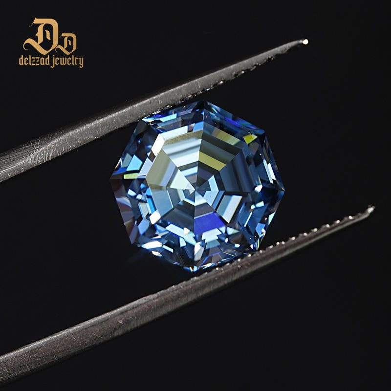 7MM 2 Carat Vivid Blue Vvs Sapphire Loose Diamond Synthetic Moissanite Price