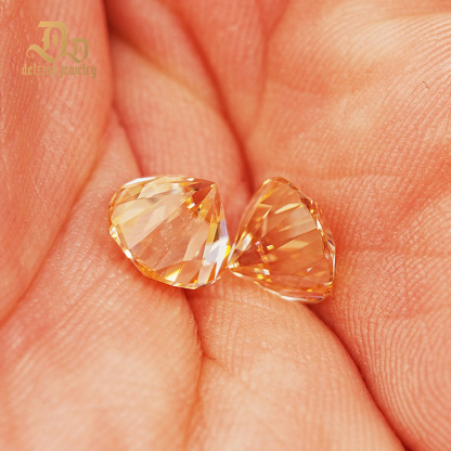 High Quality Synthetic Diamond Gemstone Loose Ice Cut Moissanite for Jewelry Making Raw Fancy Moissanite