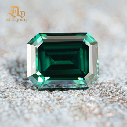 Moissanite Jewelry Hydrothermal Colombian Precious Emerald Cut Moissanite for Jewelry Making