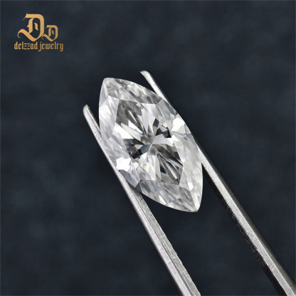 10x5mm 1 to 7 Carat Super Premium 7A Grade DEF Marquise Cut Moissanite Loose Stones Wholesale Price