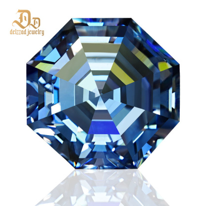 7MM 2 Carat Vivid Blue Vvs Sapphire Loose Diamond Synthetic Moissanite Price