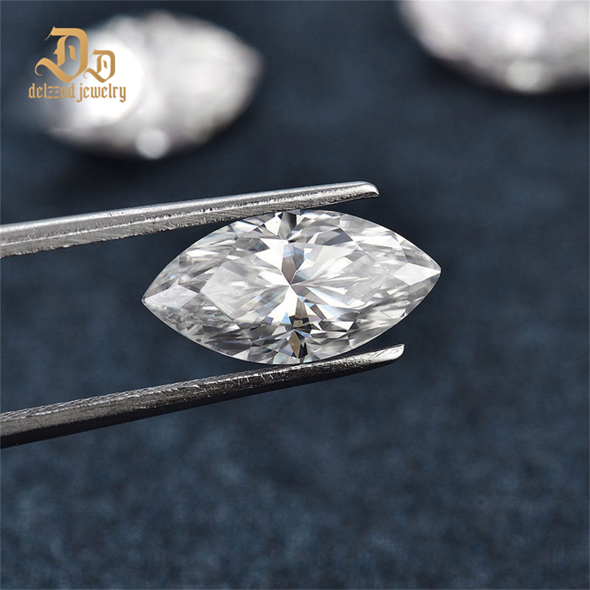 10x5mm 1 to 7 Carat Super Premium 7A Grade DEF Marquise Cut Moissanite Loose Stones Wholesale Price