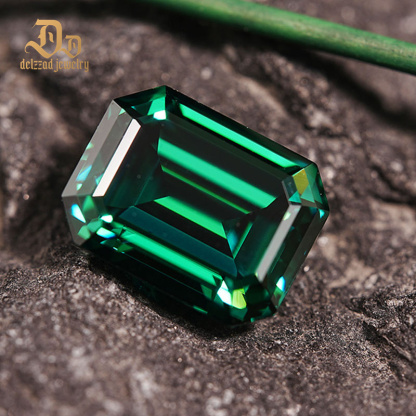 Moissanite Jewelry Hydrothermal Colombian Precious Emerald Cut Moissanite for Jewelry Making