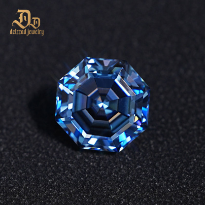 7MM 2 Carat Vivid Blue Vvs Sapphire Loose Diamond Synthetic Moissanite Price