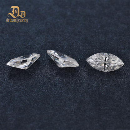 10x5mm 1 to 7 Carat Super Premium 7A Grade DEF Marquise Cut Moissanite Loose Stones Wholesale Price
