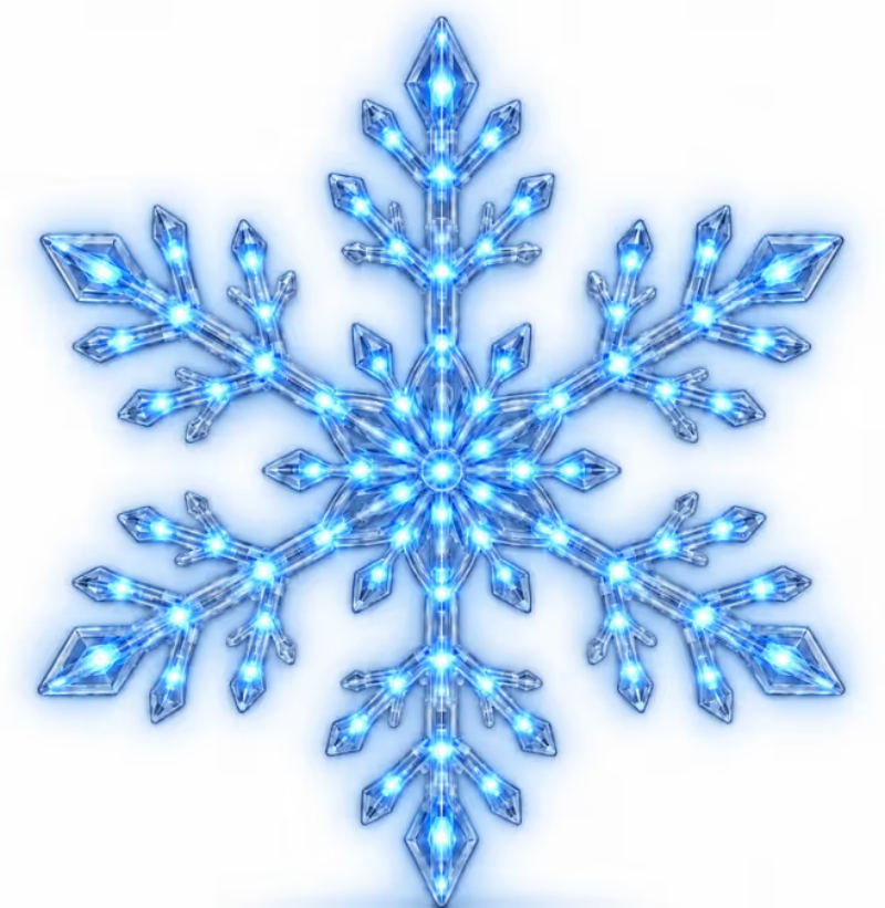 ⏳ Last Day 49% OFF – ❄️ LED Snowflake Wall Lights | 3D Christmas Snowflake Décor with Blue & White Glow, Remote Control & Magical Indoor Holiday Atmosphere ✨