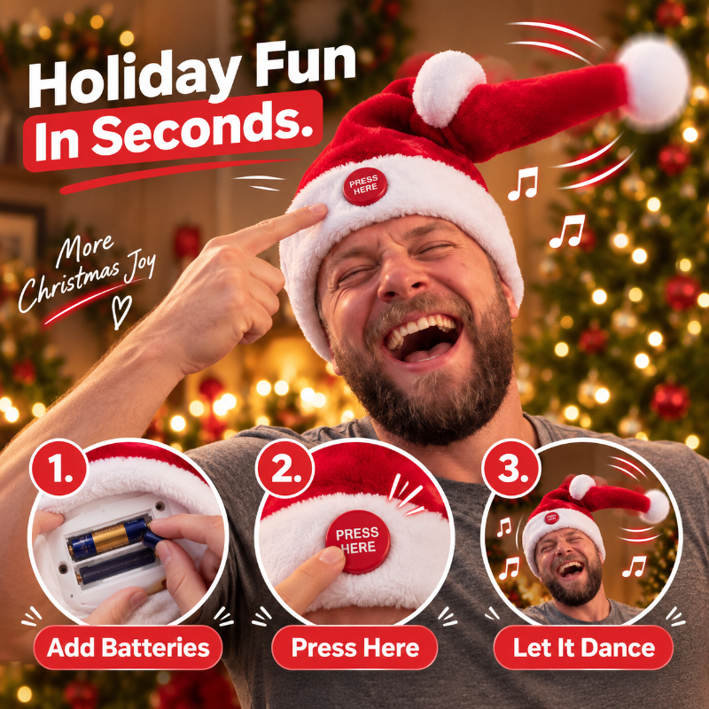 🎅 Singing & Dancing Santa Hat | The Christmas Hat That Steals The Whole Party