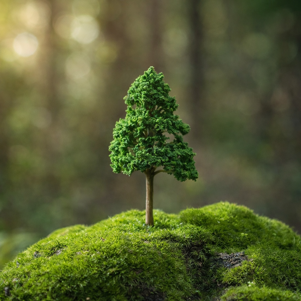 Summer Evergreen Tree