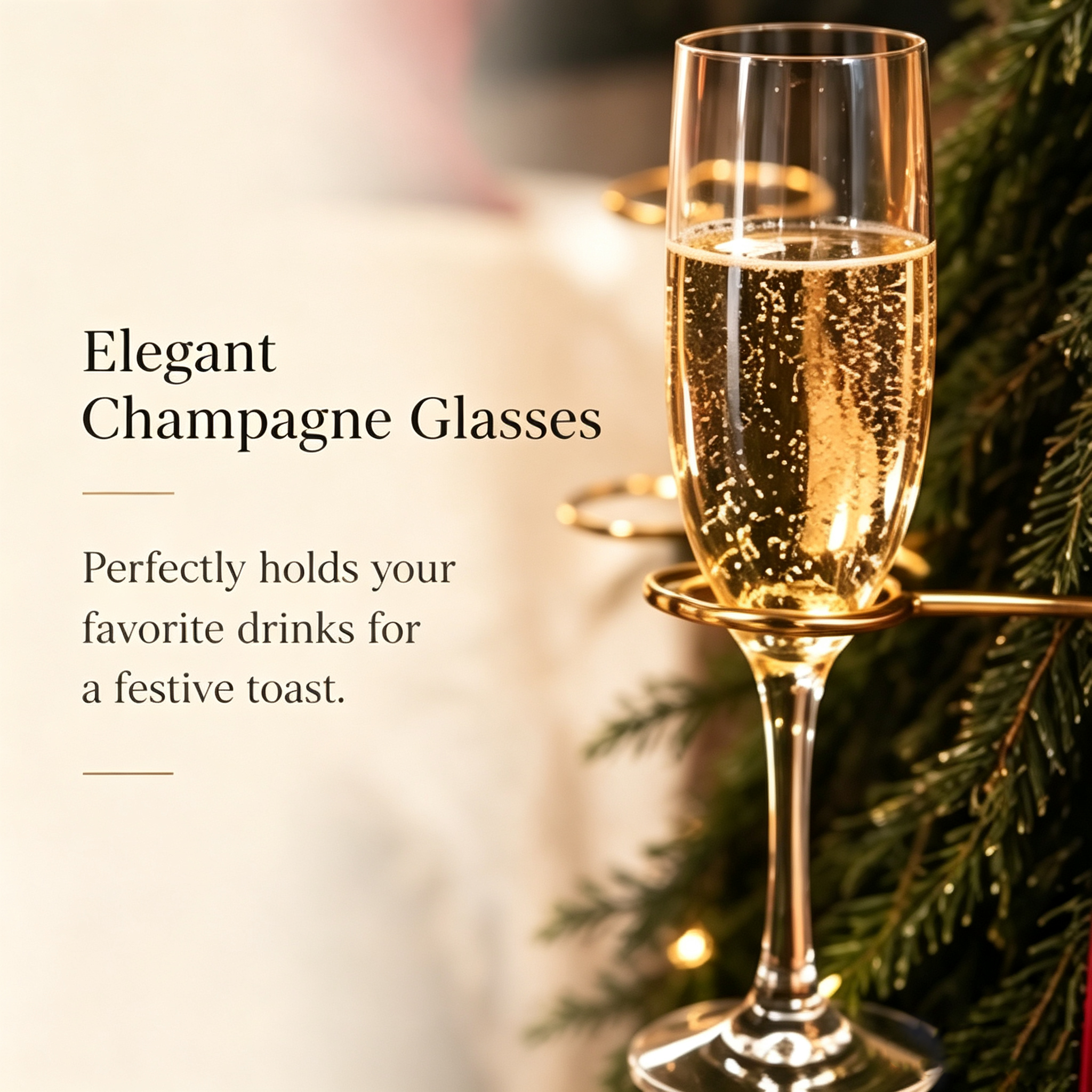 🎄Christmas Tree Champagne Glass Holder