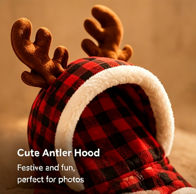 🎄 Merry Moments Christmas Dog Costume 🐶 – Snowman & Santa Rider Holiday Outfit	
