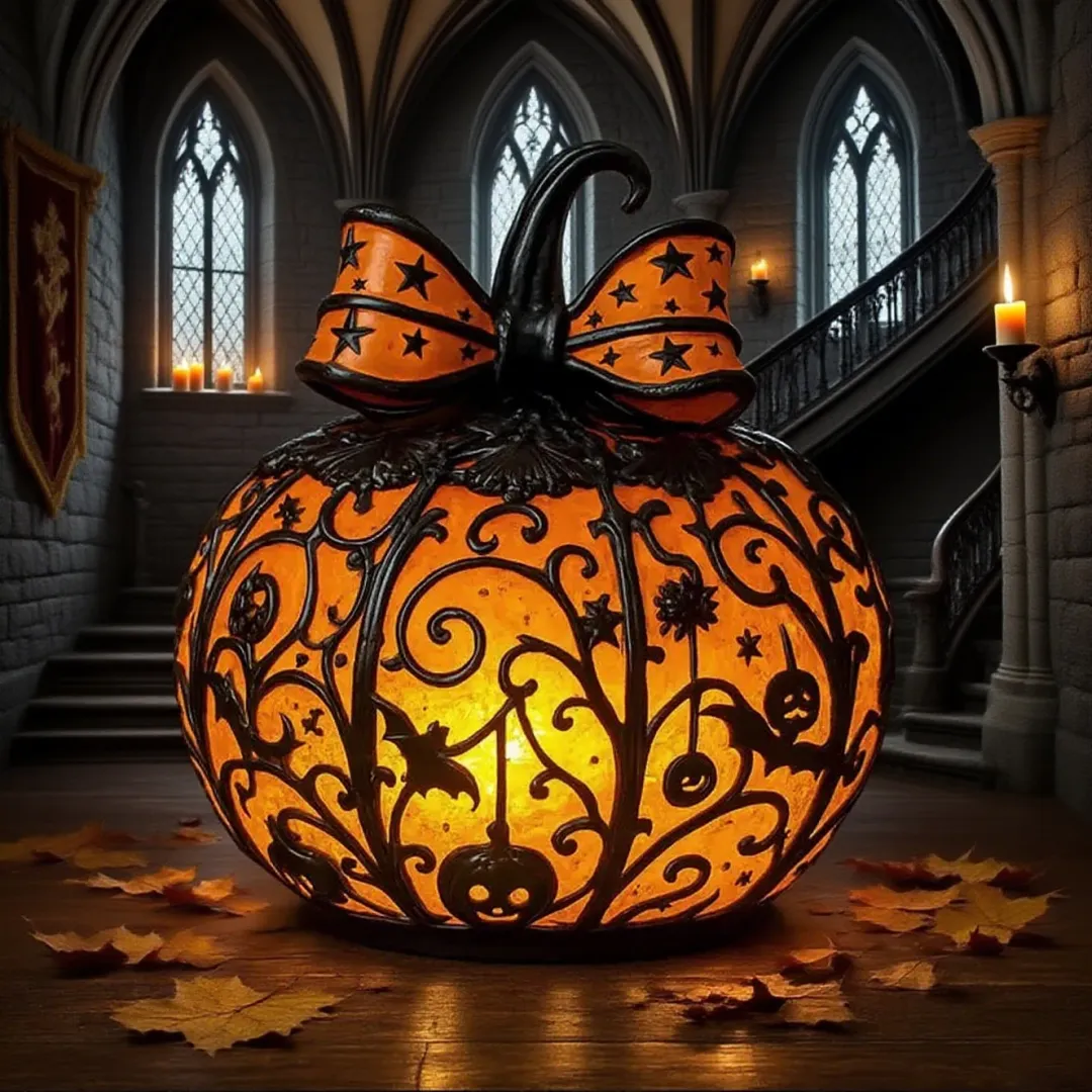 Halloween Pumpkin Table Lamp