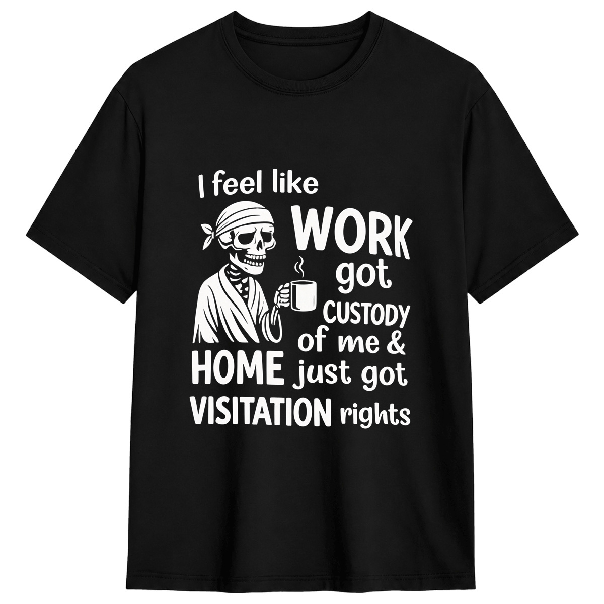 Funny Skeleton Coffee T-Shirt