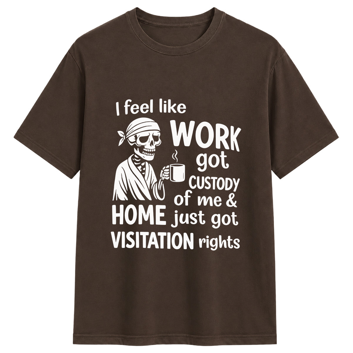 Funny Skeleton Coffee T-Shirt