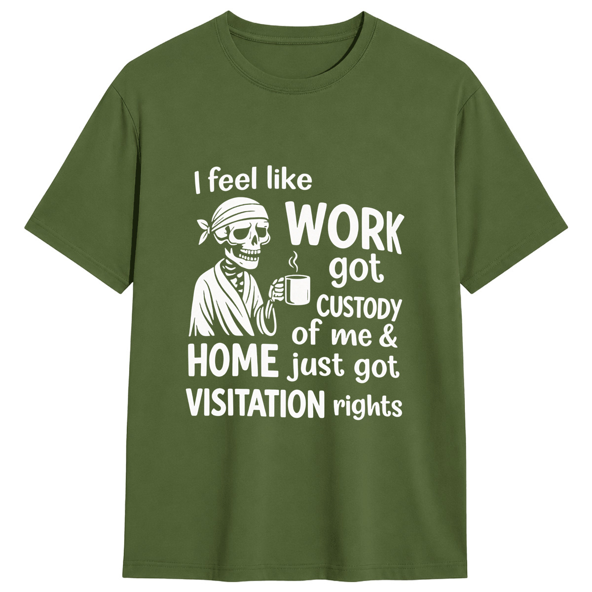 Funny Skeleton Coffee T-Shirt