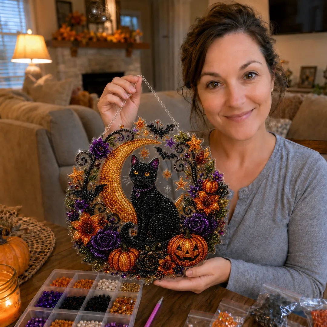 ✨🎃Halloween Pearl Art Hanging Ornament Kit👻