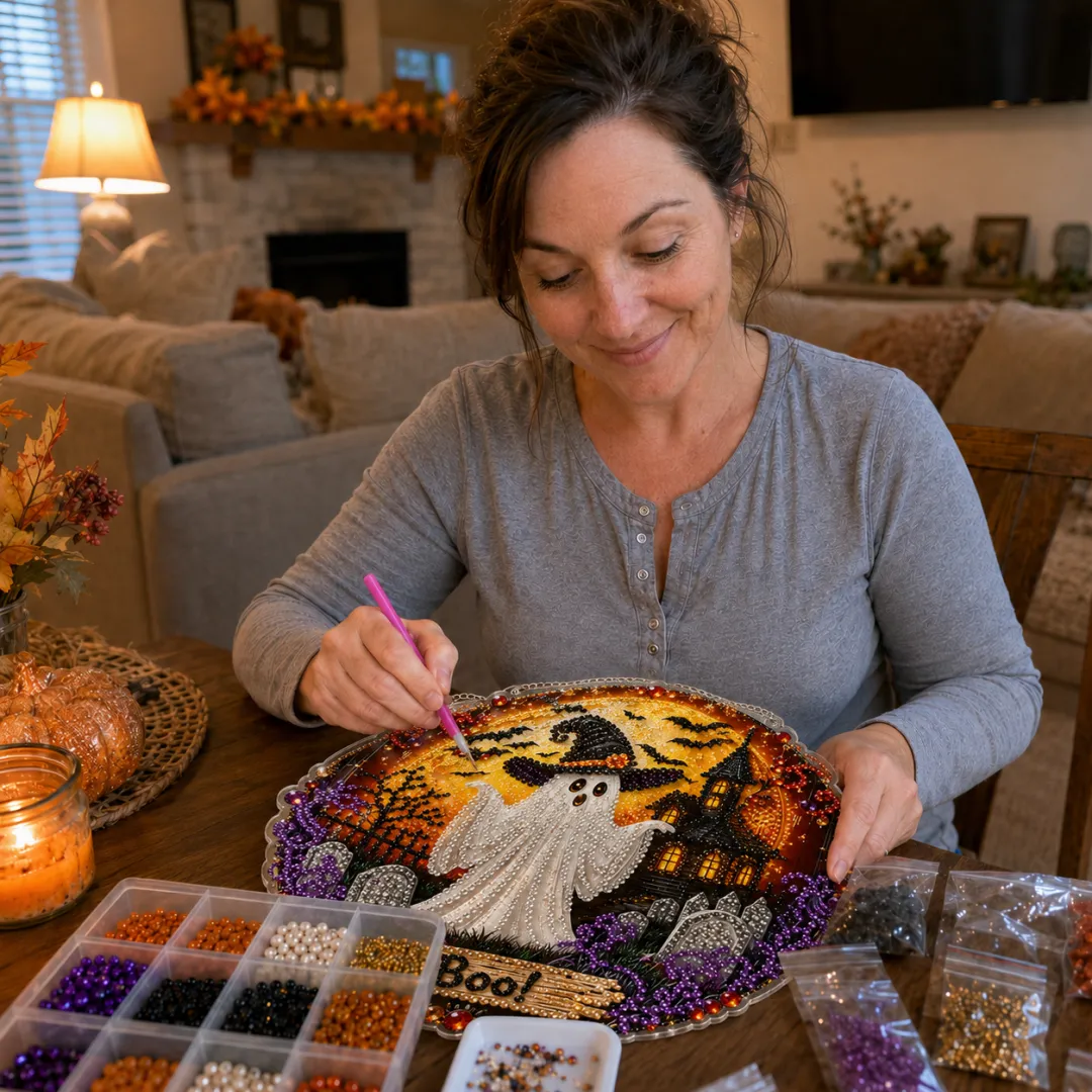 ✨🎃Halloween Pearl Art Hanging Ornament Kit👻