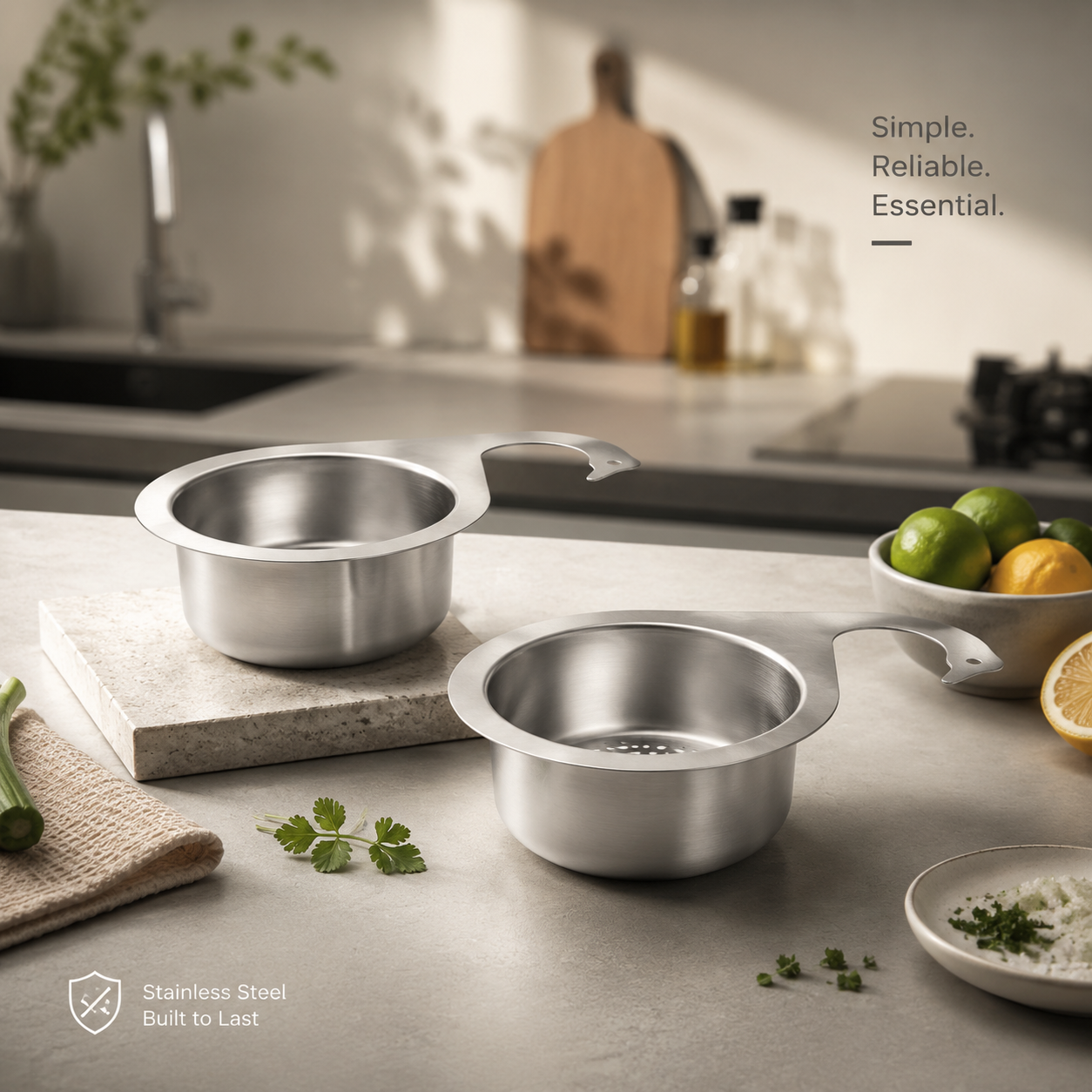 Stainless Steel Sink Strainer Basket