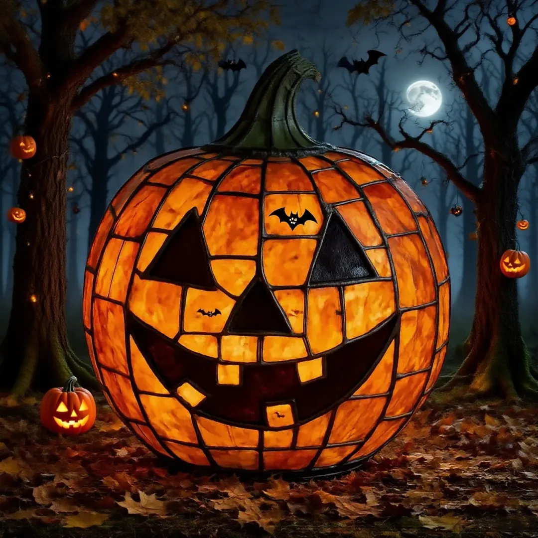 Halloween Pumpkin Table Lamp