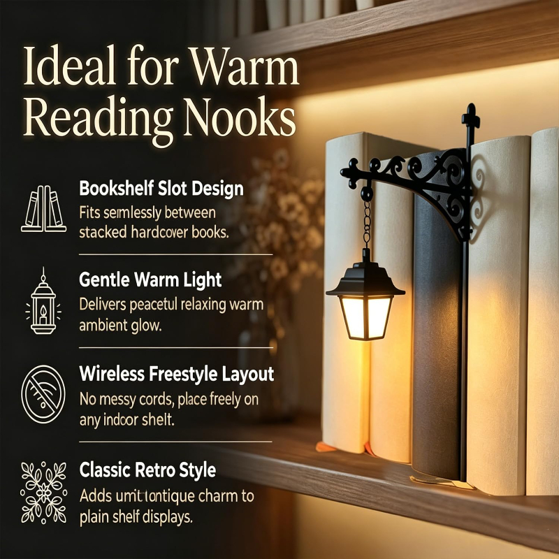 Library Lantern Decorative Bookshelf Lighting