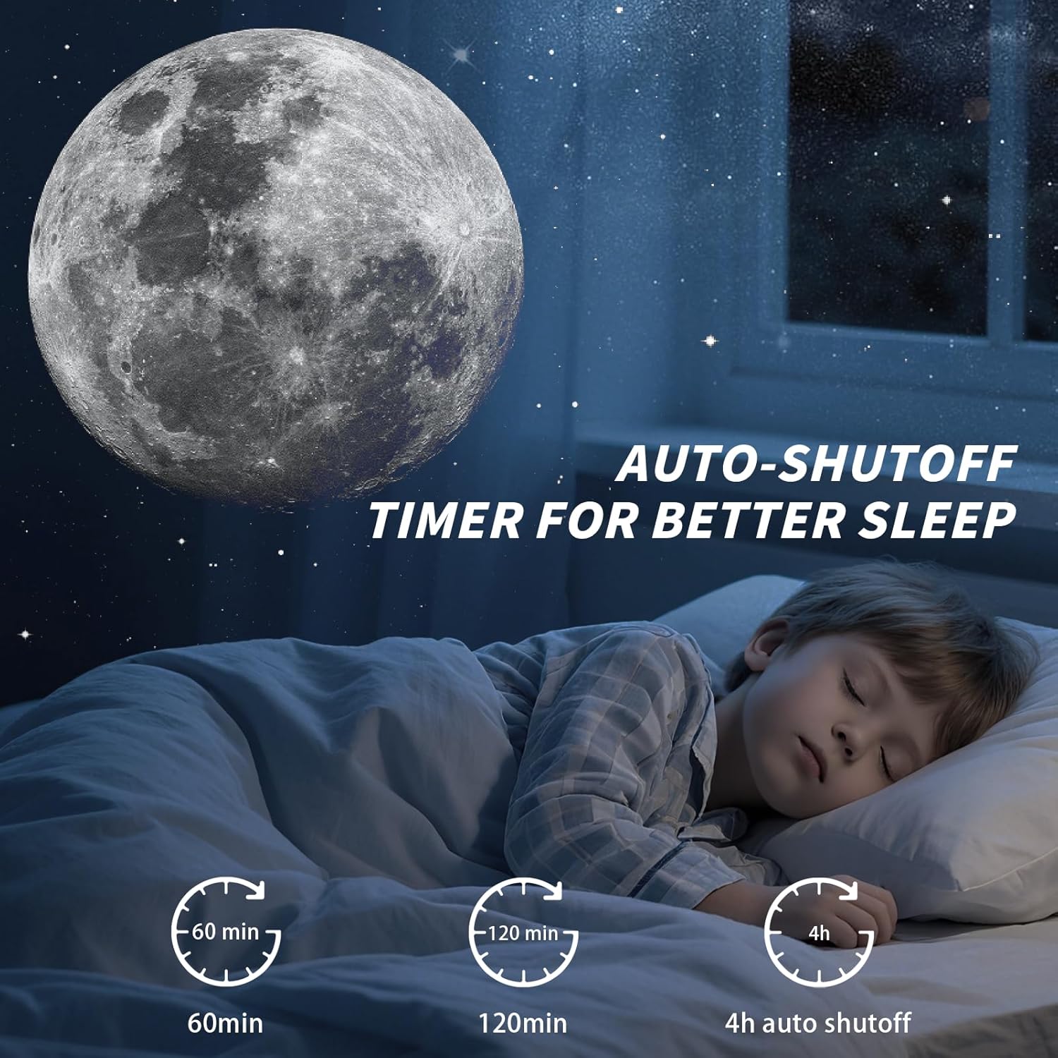180° Rotate Galaxy Projector | Meteor Star Night Light with Light Strip & 1 Glass Projection Disc