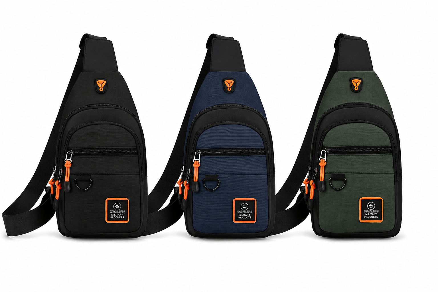 💥 Bestseller！Multipurpose Sling Crossbody Chest Bag for Travel Hiking Daily Use L0H1