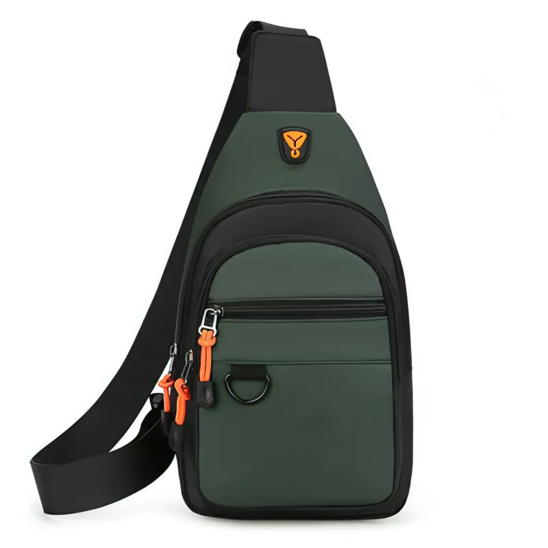 Multipurpose Sling Crossbody Bag, Lightweight Travel Hiking Daypack Casual Chest Fanny Pack L0H1