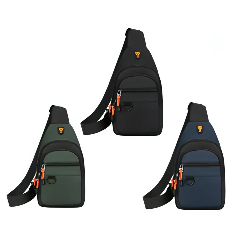 Multipurpose Sling Crossbody Bag, Lightweight Travel Hiking Daypack Casual Chest Fanny Pack L0H1