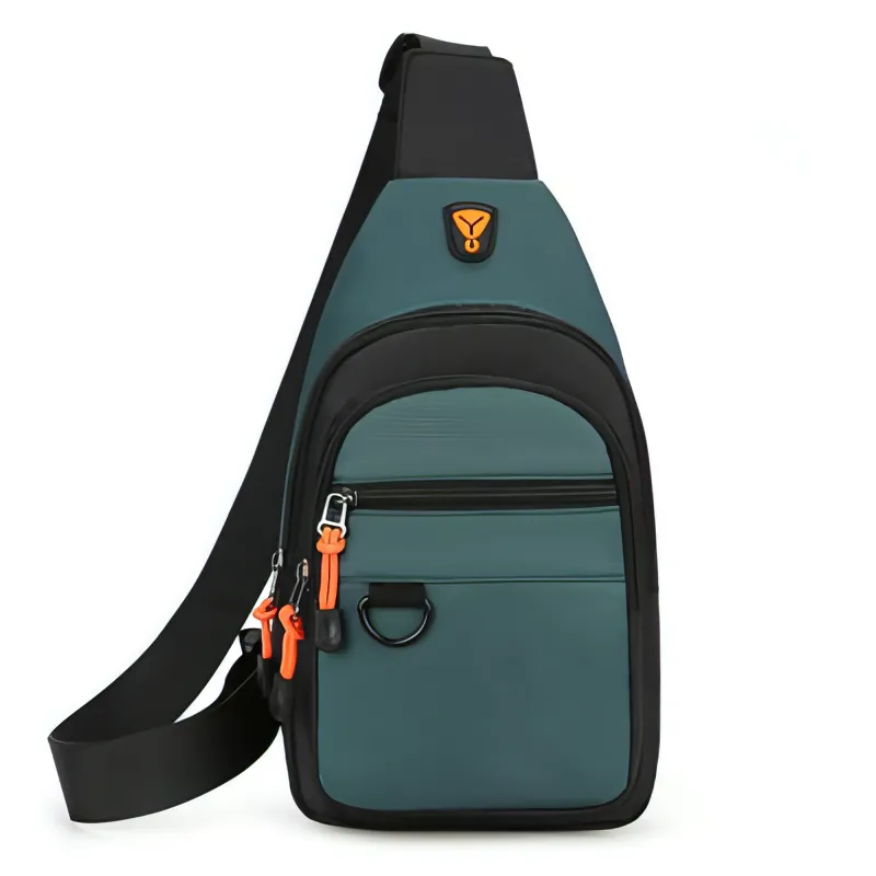 Multipurpose Sling Crossbody Bag, Lightweight Travel Hiking Daypack Casual Chest Fanny Pack L0H1