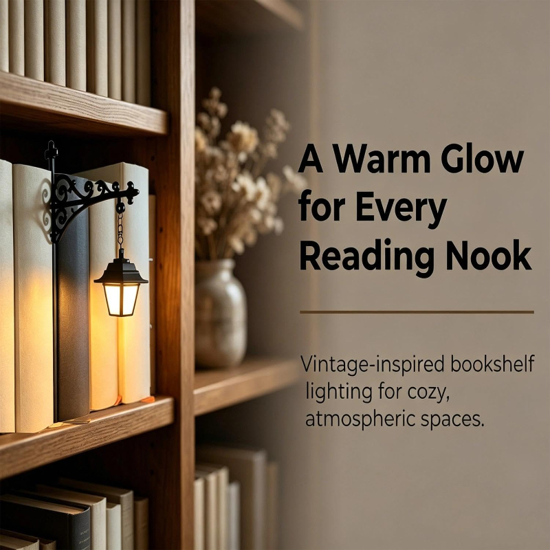 Library Lantern Decorative Bookshelf Lighting