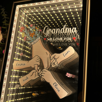 Personalized Mom We Love You Starry Mirror Light Box Mother's Day Gift